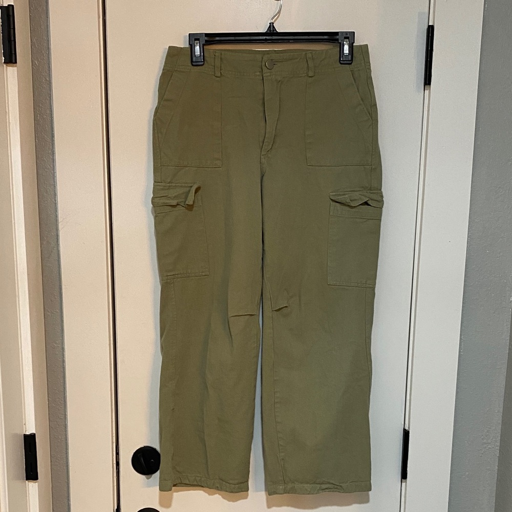 Olive Green Women's Cargo Pants